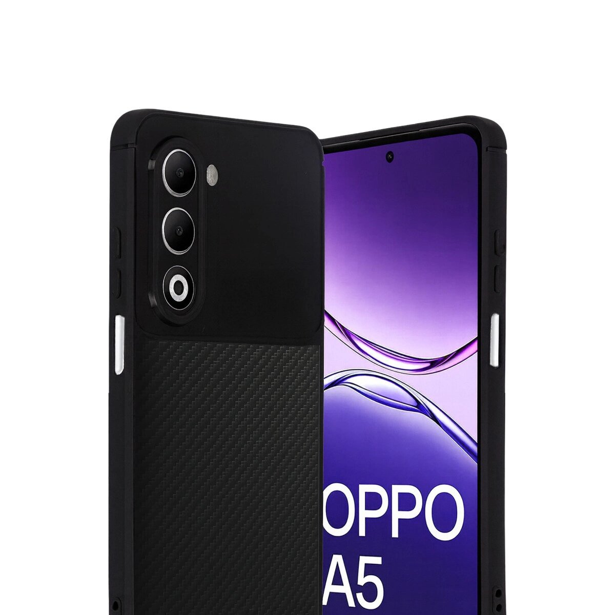 Oppo A5 4g Auto Focus Karbon Kapak - Siyah Oppo A5 4g Auto Focus Karbon Kapak - Siyah