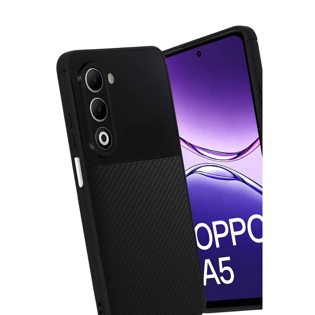 Oppo A5 4g Auto Focus Karbon Kapak - Siyah Oppo A5 4g Auto Focus Karbon Kapak - Siyah
