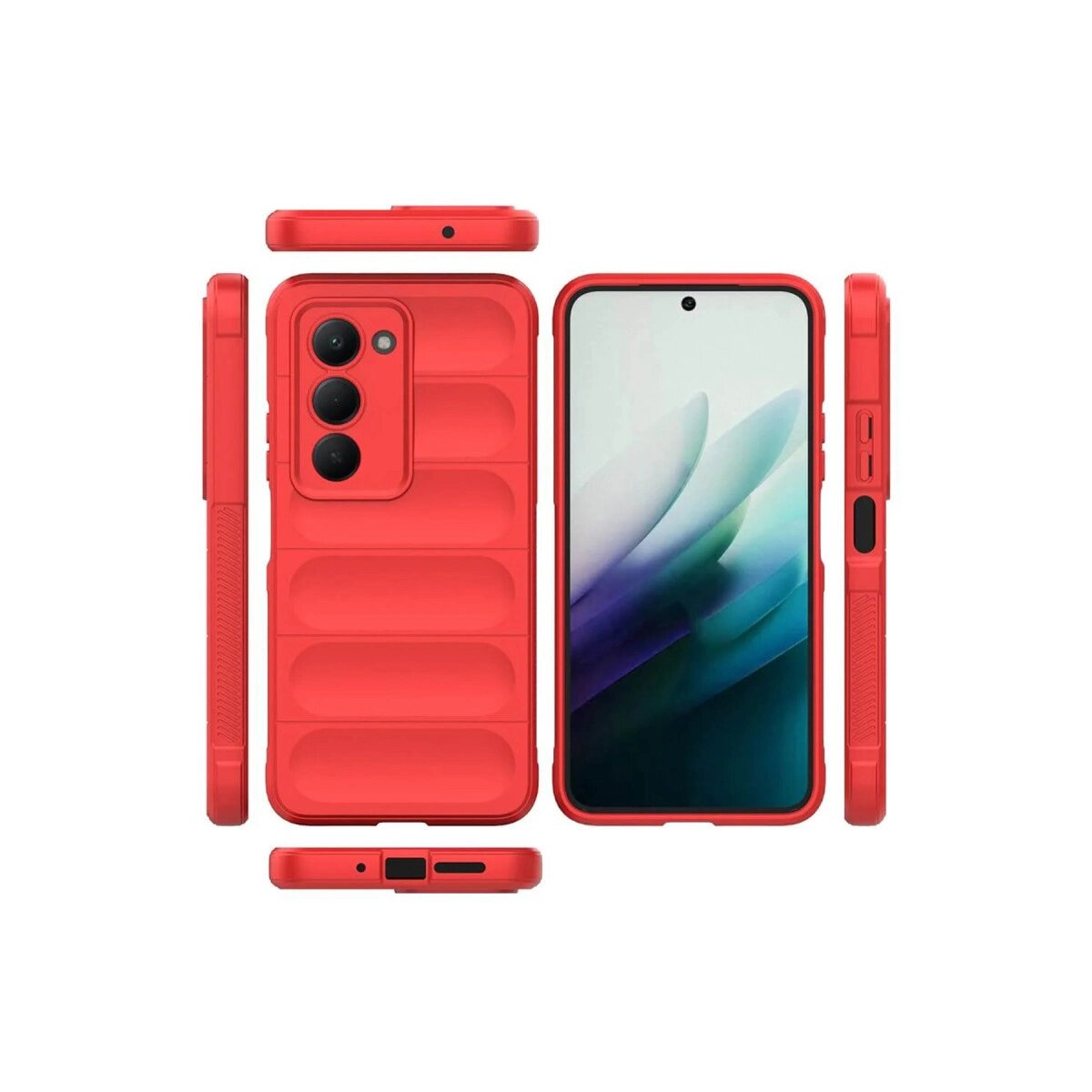 Xiaomi Redmi 15 4g Optimum Silikon - Kırmızı Xiaomi Redmi 15 4g Optimum Silikon - Kırmızı