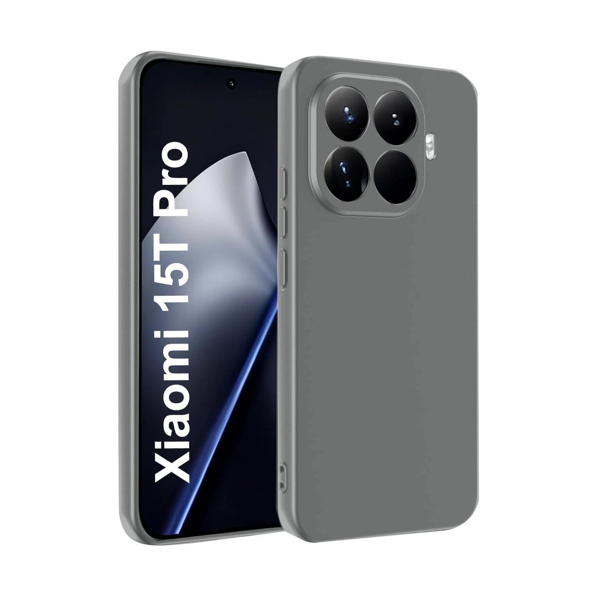Xiaomi Mi 15t Pro First Silikon - Gri Xiaomi Mi 15t Pro First Silikon - Gri