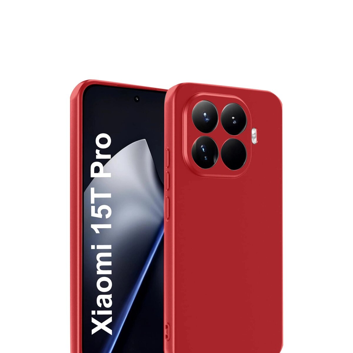 Xiaomi Mi 15t Pro First Silikon - Kırmızı Xiaomi Mi 15t Pro First Silikon - Kırmızı