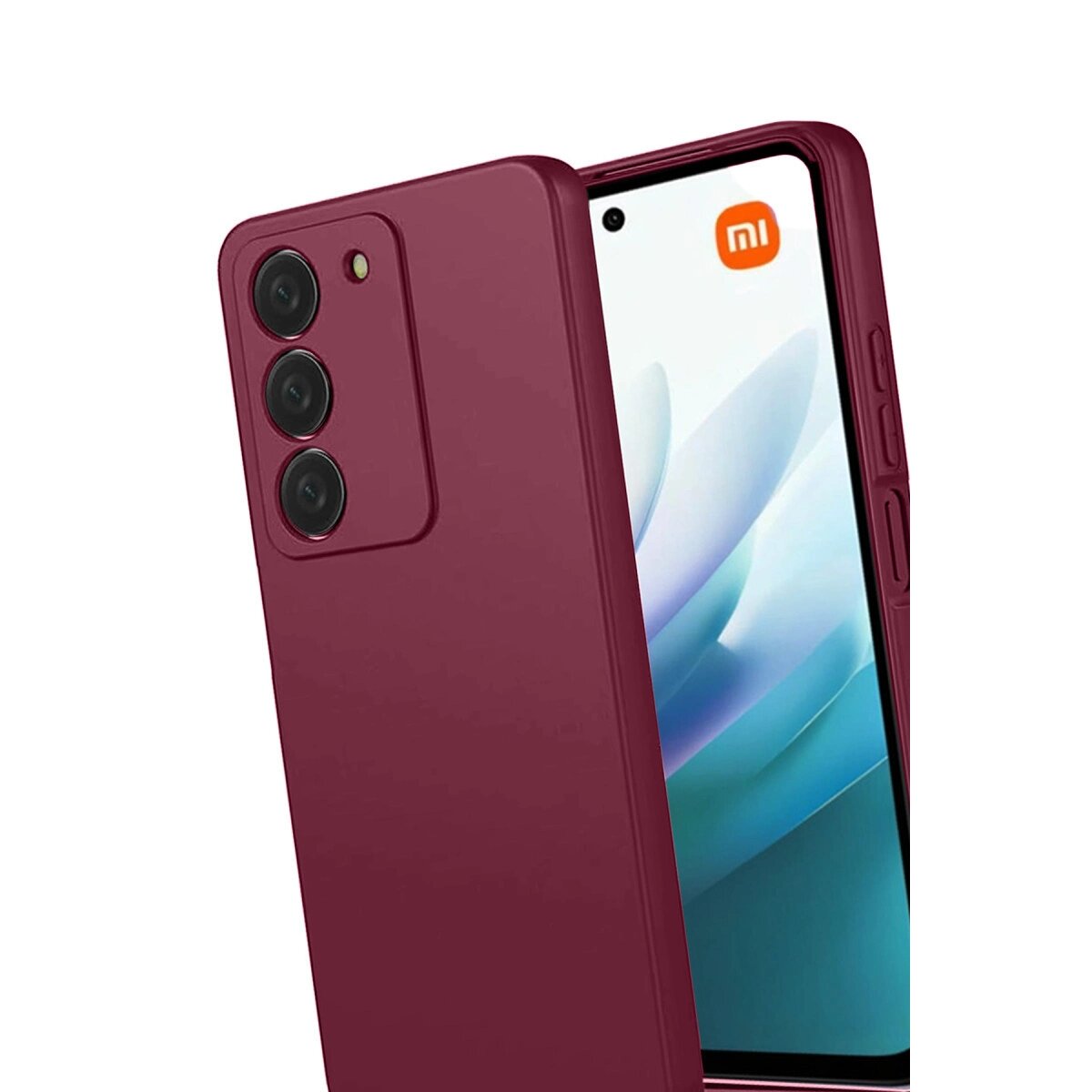 Xiaomi Redmi 15 4g First Silikon - Bordo Xiaomi Redmi 15 4g First Silikon - Bordo