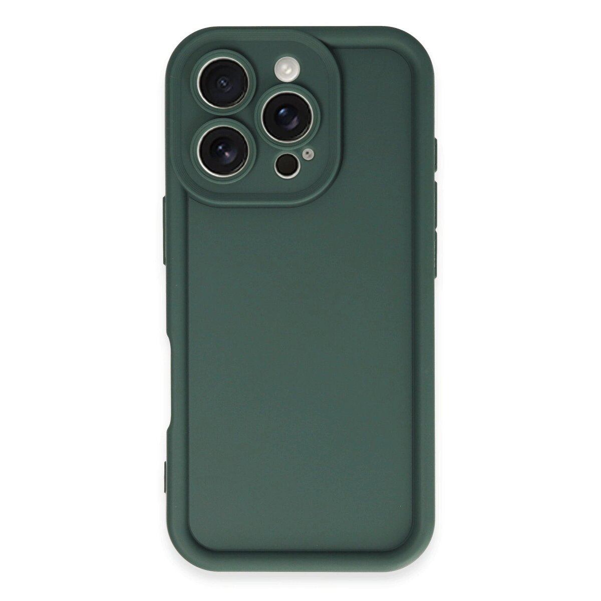 Apple İphone 16 Pro Kılıf Viera Silikon - Koyu Yeşil