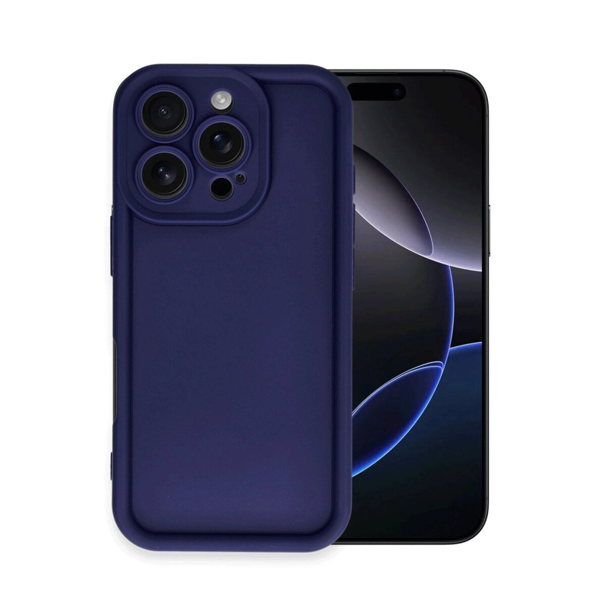 Apple İphone 16 Pro Max Kılıf Viera Silikon - Lacivert