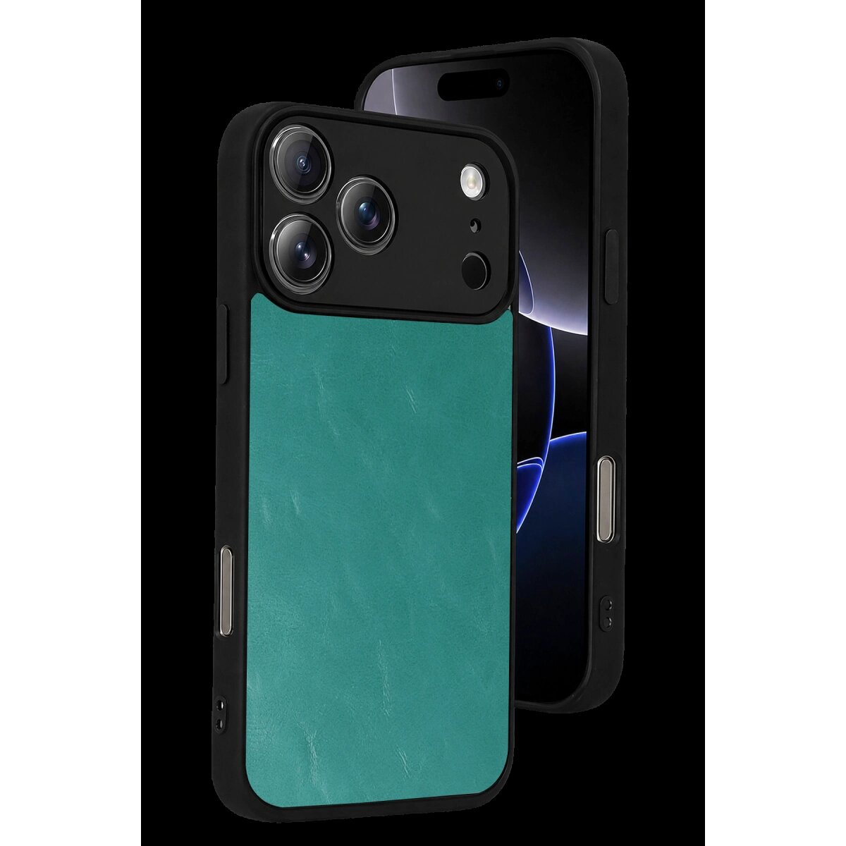 Apple İphone 17 Pro Aras Deri Kapak - Açık Yeşil Apple İphone 17 Pro Aras Deri Kapak - Açık Yeşil