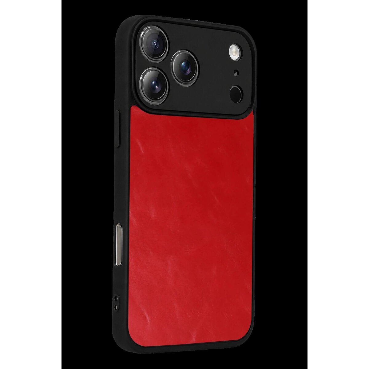 Apple İphone 17 Pro Max Aras Deri Kapak - Kırmızı Apple İphone 17 Pro Max Aras Deri Kapak - Kırmızı