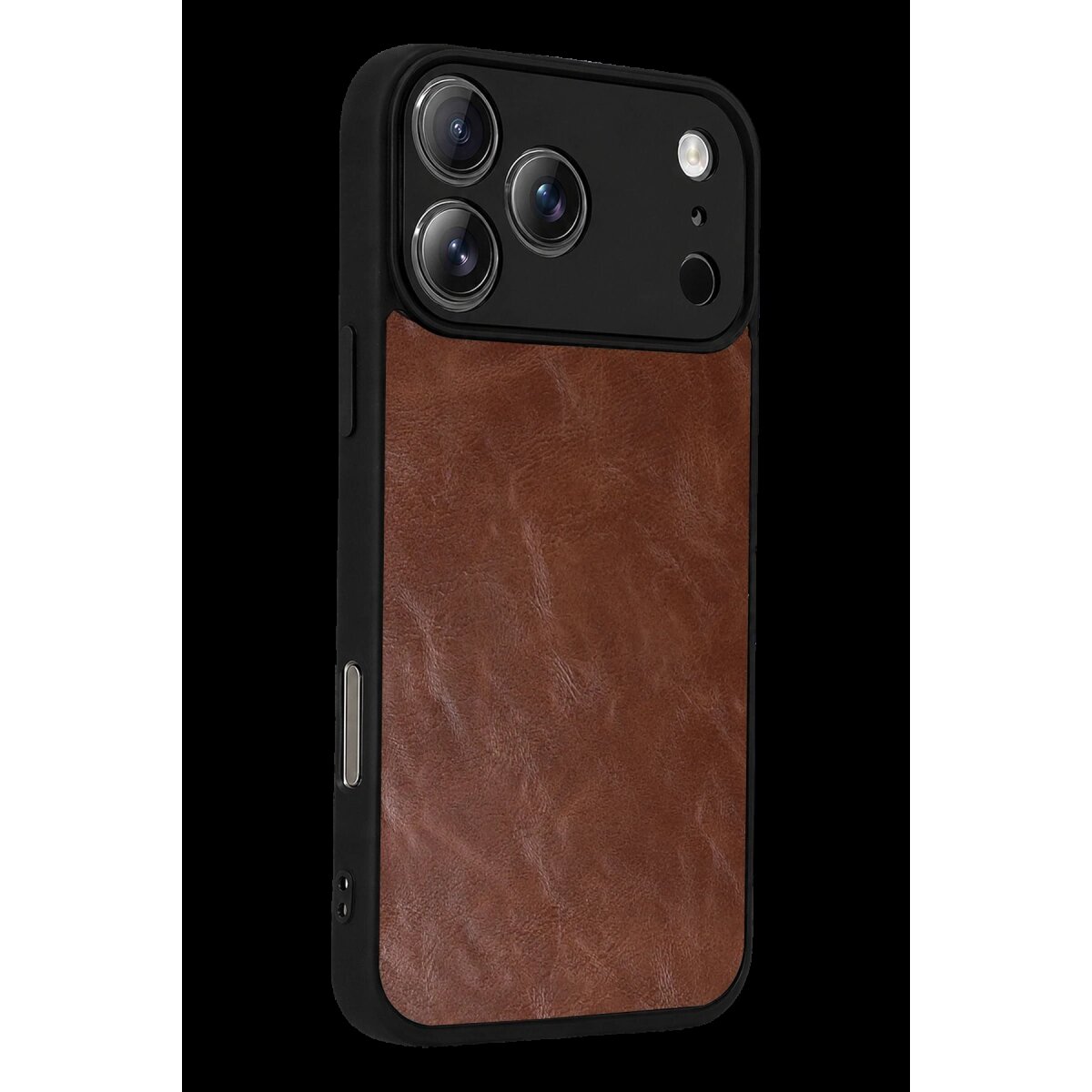 Apple İphone 17 Pro Max Aras Deri Kapak - Taba Apple İphone 17 Pro Max Aras Deri Kapak - Taba