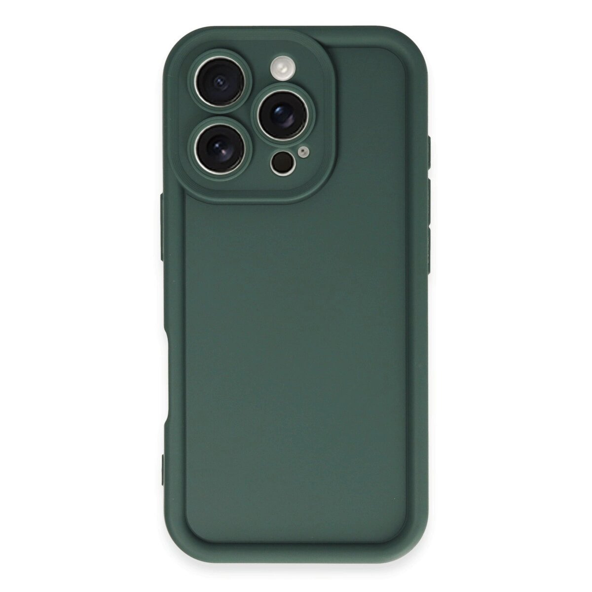 Apple İphone 16 Pro Max Kılıf Viera Silikon - Koyu Yeşil Apple İphone 16 Pro Max Kılıf Viera Silikon - Koyu Yeşil