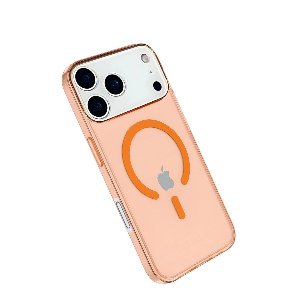 Apple İphone 17 Pro Max Kılıf Pc Real Magsafe Kapak - Turuncu Apple İphone 17 Pro Max Kılıf Pc Real Magsafe Kapak - Turuncu