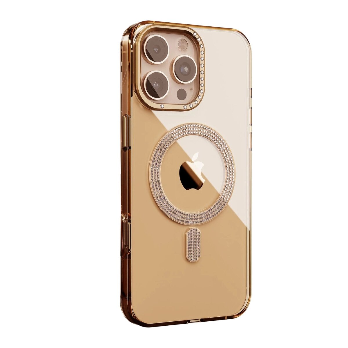 Joko Apple İphone 16 Pro Max Tash Diamond Magsafe Kapak - Gold Joko Apple İphone 16 Pro Max Tash Diamond Magsafe Kapak - Gold
