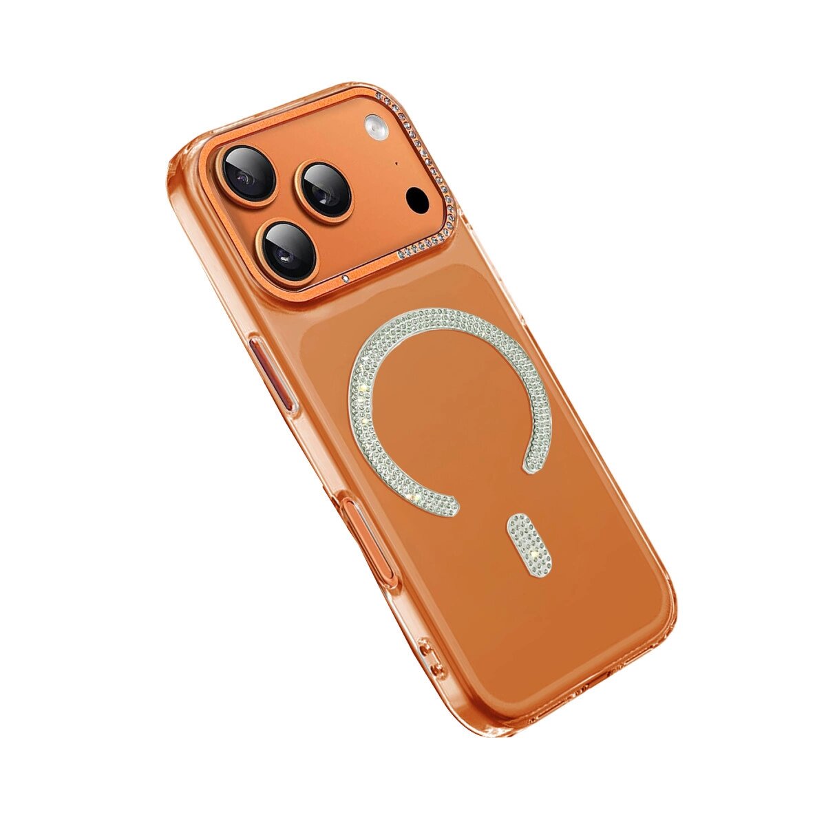 Joko Apple İphone 17 Pro Max Tash Diamond Magsafe Kapak - Turuncu Joko Apple İphone 17 Pro Max Tash Diamond Magsafe Kapak - Turuncu