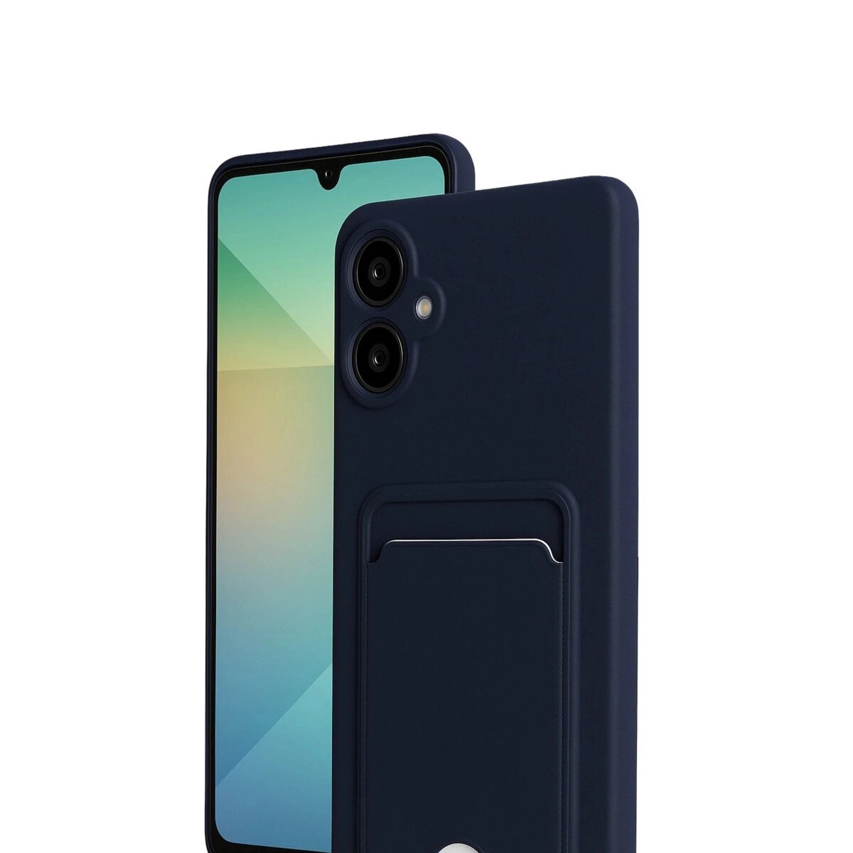 Samsung Galaxy A07 4g Kelvin Kartvizitli Silikon - Lacivert Samsung Galaxy A07 4g Kelvin Kartvizitli Silikon - Lacivert