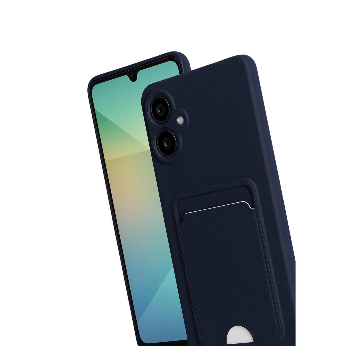 Samsung Galaxy A07 4g Kelvin Kartvizitli Silikon - Lacivert Samsung Galaxy A07 4g Kelvin Kartvizitli Silikon - Lacivert