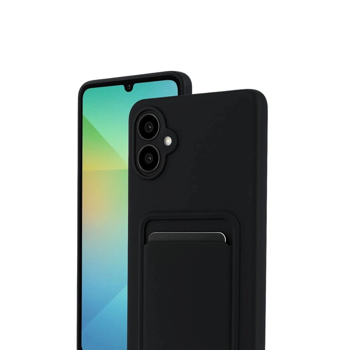Samsung Galaxy A07 4g Kelvin Kartvizitli Silikon - Siyah Samsung Galaxy A07 4g Kelvin Kartvizitli Silikon - Siyah