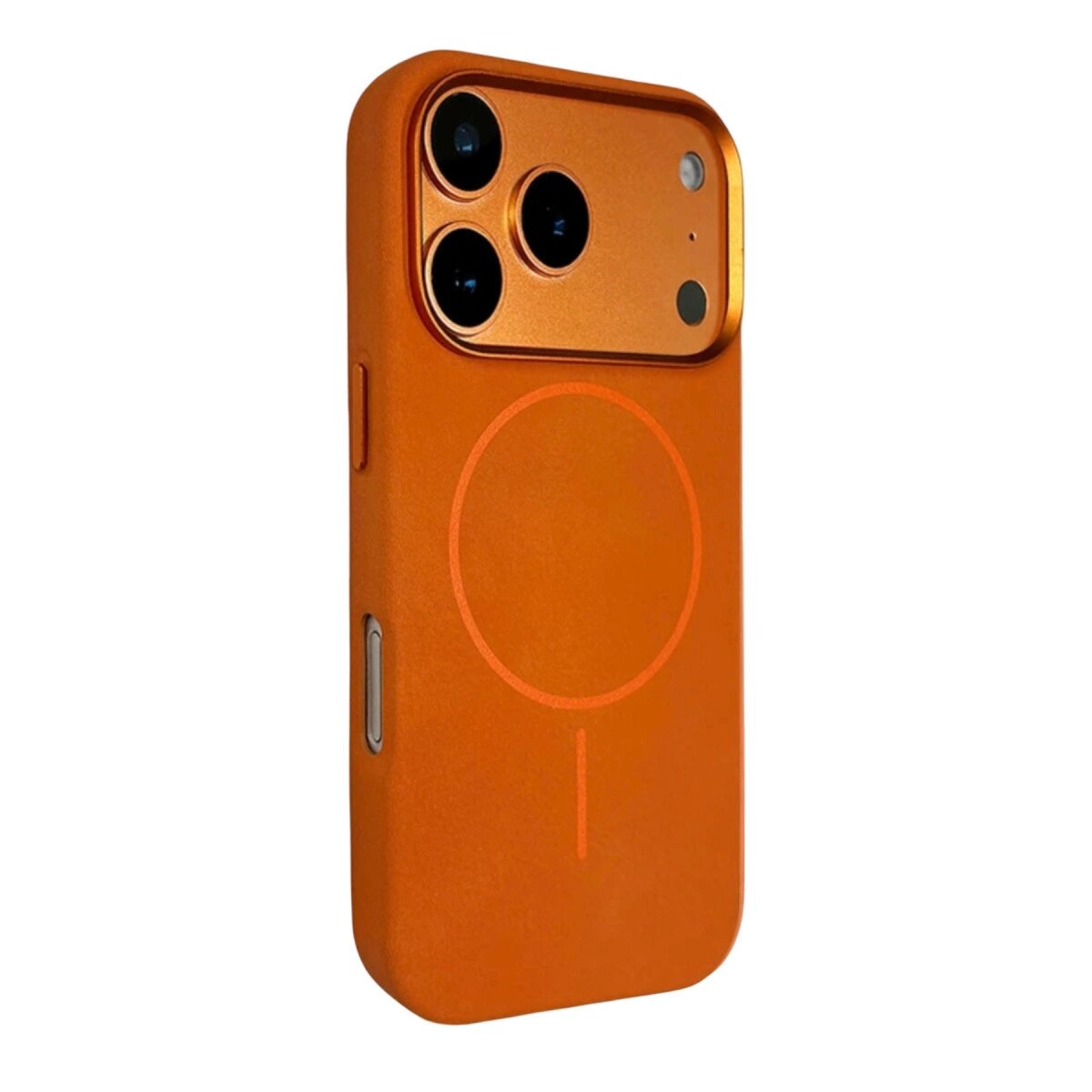 Joko Apple İphone 17 Pro Max Luno Deri Magsafe Kapak - Turuncu Joko Apple İphone 17 Pro Max Luno Deri Magsafe Kapak - Turuncu