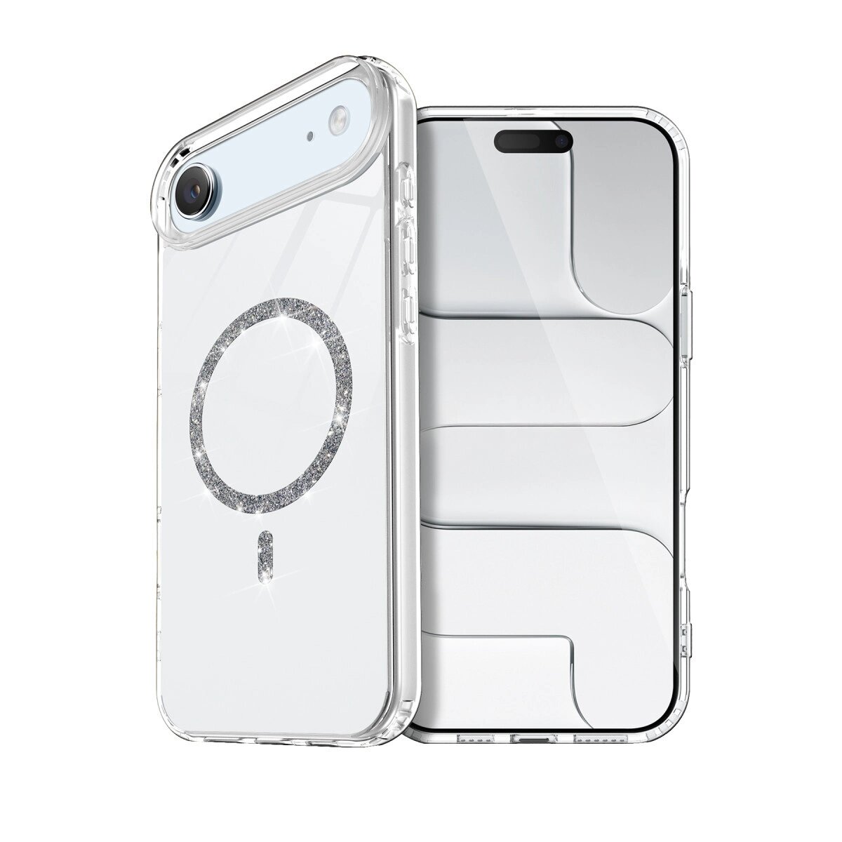 Apple İphone 17 Air Live Diamond Magsafe Kapak - Şeffaf Apple İphone 17 Air Live Diamond Magsafe Kapak - Şeffaf