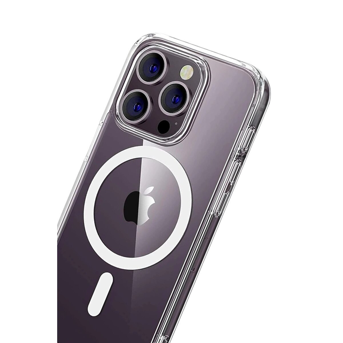 Apple İphone 15 Pro Max Combo Sert Şeffaf Magsafe Kapak - Şeffaf Apple İphone 15 Pro Max Combo Sert Şeffaf Magsafe Kapak - Şeffaf