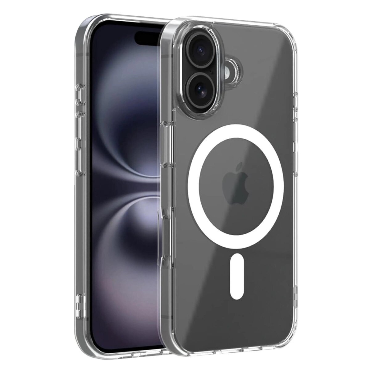 Apple İphone 16 Combo Sert Şeffaf Magsafe Kapak - Şeffaf Apple İphone 16 Combo Sert Şeffaf Magsafe Kapak - Şeffaf