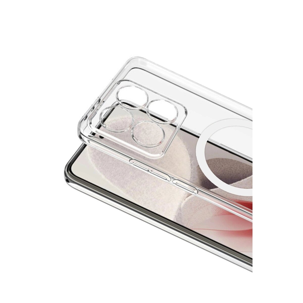 Xiaomi Mi 14t Pro Combo Sert Şeffaf Magsafe Kapak - Şeffaf Xiaomi Mi 14t Pro Combo Sert Şeffaf Magsafe Kapak - Şeffaf