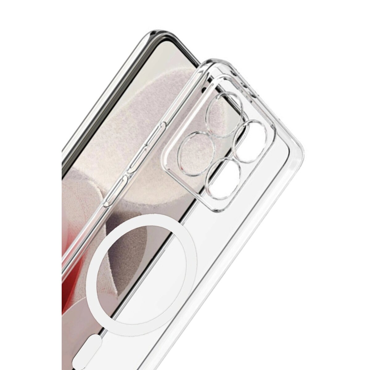 Xiaomi Mi 14t Pro Combo Sert Şeffaf Magsafe Kapak - Şeffaf Xiaomi Mi 14t Pro Combo Sert Şeffaf Magsafe Kapak - Şeffaf