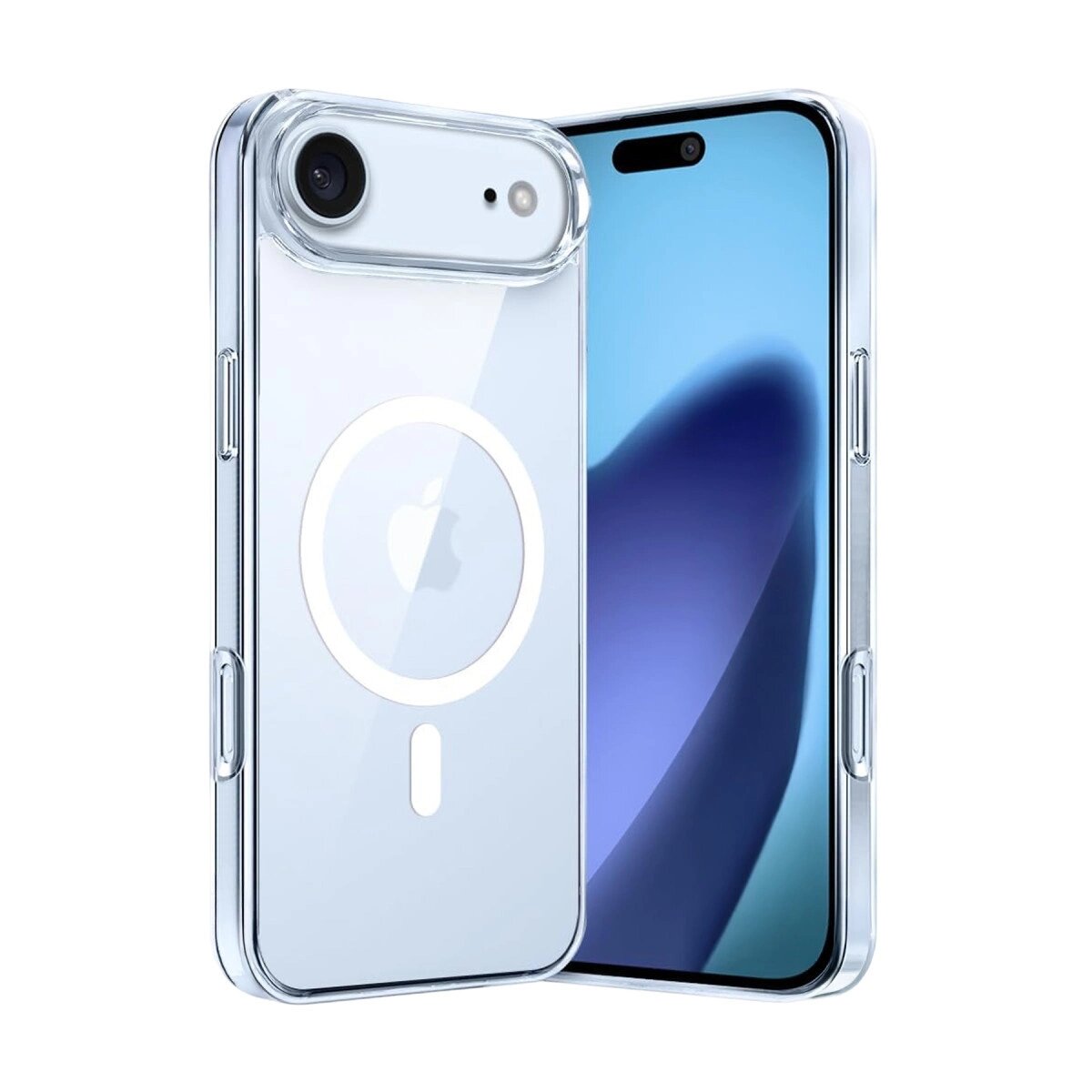 Apple İphone 17 Air Combo Sert Şeffaf Magsafe Kapak - Şeffaf Apple İphone 17 Air Combo Sert Şeffaf Magsafe Kapak - Şeffaf
