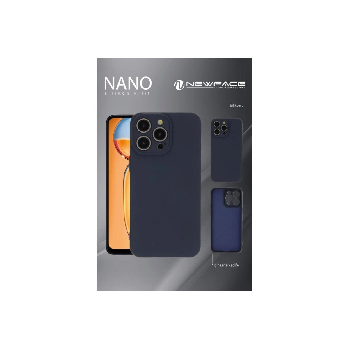 Apple İphone 16 Pro Max Kılıf Nano İçi Kadife Silikon - Mavi