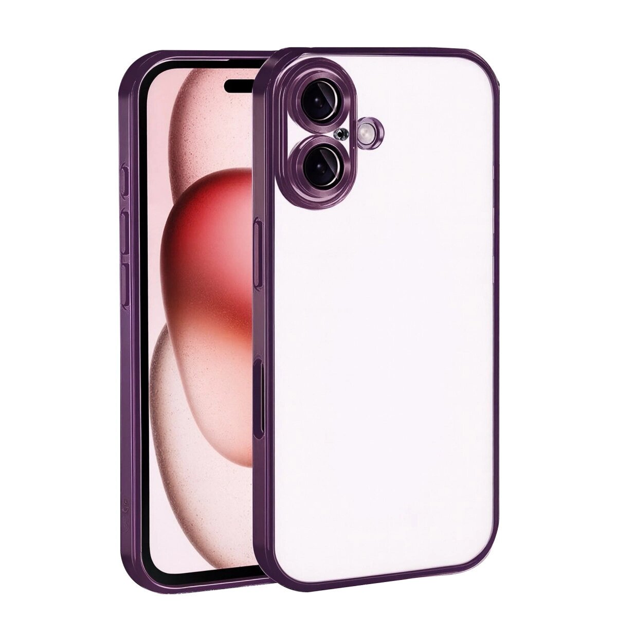 Apple İphone 17 Razer Lensli Silikon - Açık Mor Apple İphone 17 Razer Lensli Silikon - Açık Mor
