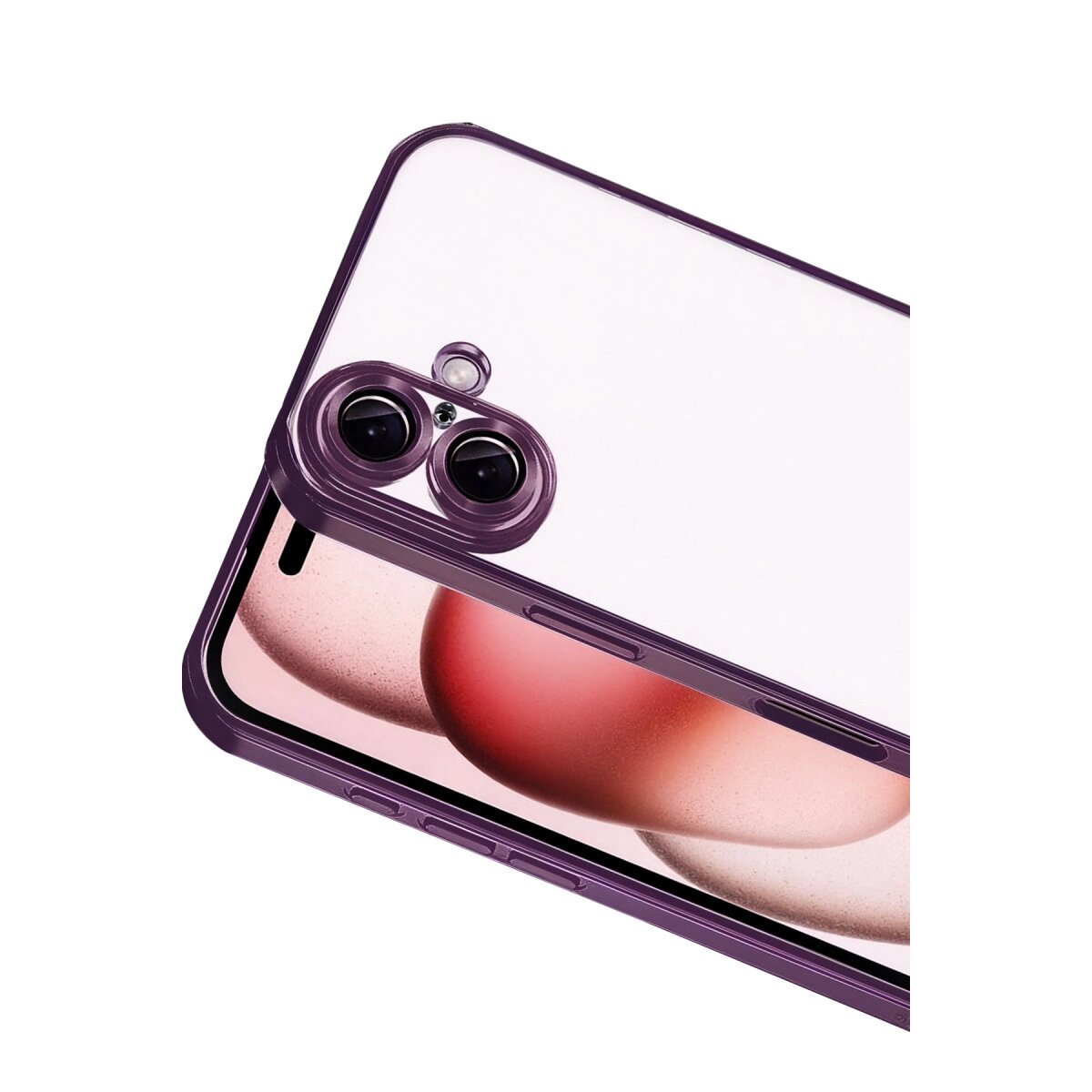 Apple İphone 17 Razer Lensli Silikon - Açık Mor Apple İphone 17 Razer Lensli Silikon - Açık Mor