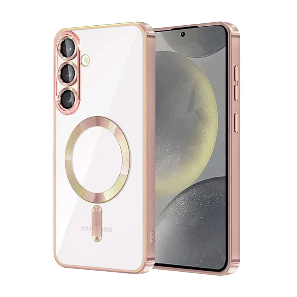 Samsung Galaxy S26 Plus Kross Magneticsafe Kapak - Rose Samsung Galaxy S26 Plus Kross Magneticsafe Kapak - Rose