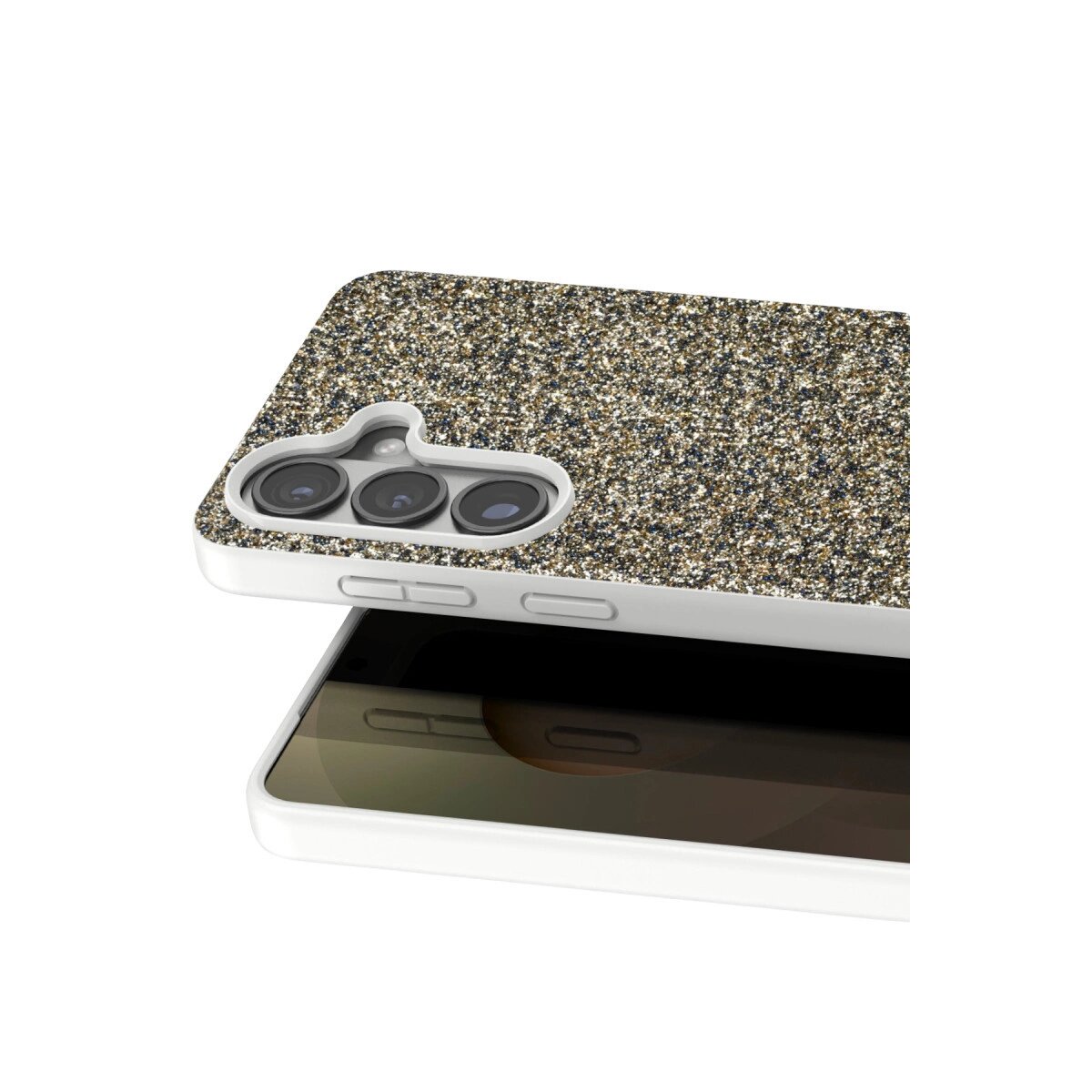 Onegif Samsung Galaxy S26 Bright Simli Kapak - Gold Onegif Samsung Galaxy S26 Bright Simli Kapak - Gold