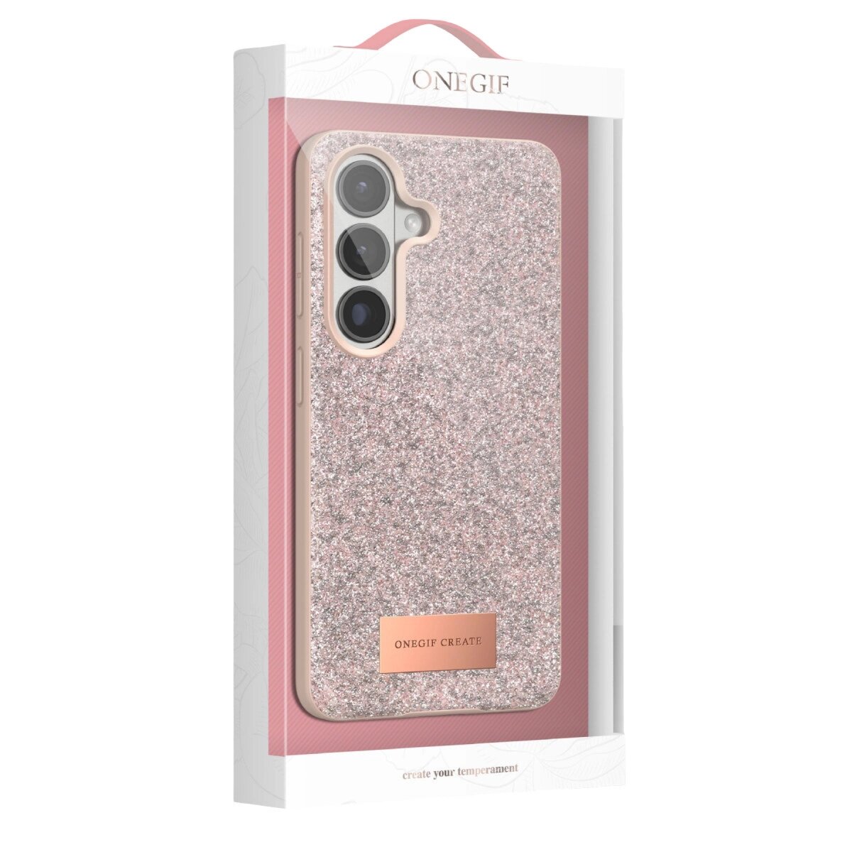 Onegif Samsung Galaxy S26 Plus Bright Simli Kapak - Gold Onegif Samsung Galaxy S26 Plus Bright Simli Kapak - Gold