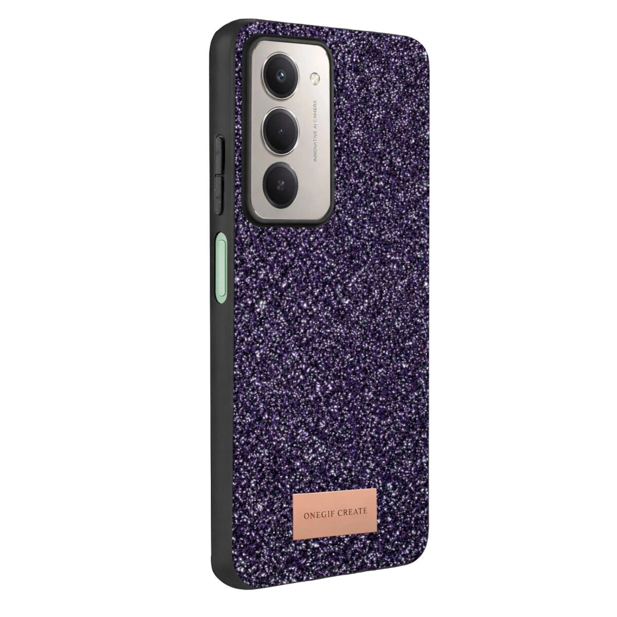 Onegif Xiaomi Redmi 15 4g Bright Simli Kapak - Derin Mor Onegif Xiaomi Redmi 15 4g Bright Simli Kapak - Derin Mor