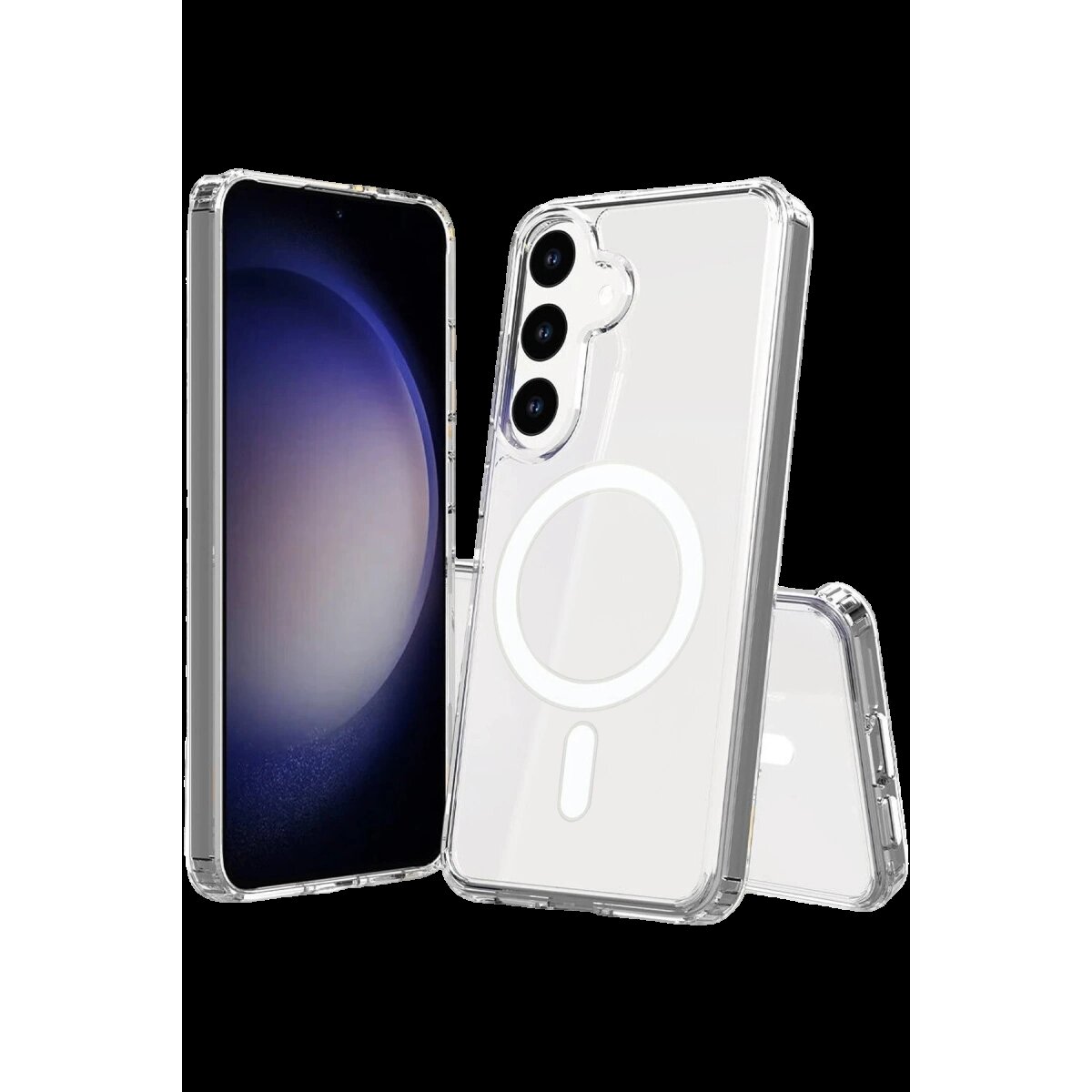 Samsung Galaxy S26 Magneticsafe Şeffaf Silikon - Şeffaf Samsung Galaxy S26 Magneticsafe Şeffaf Silikon - Şeffaf
