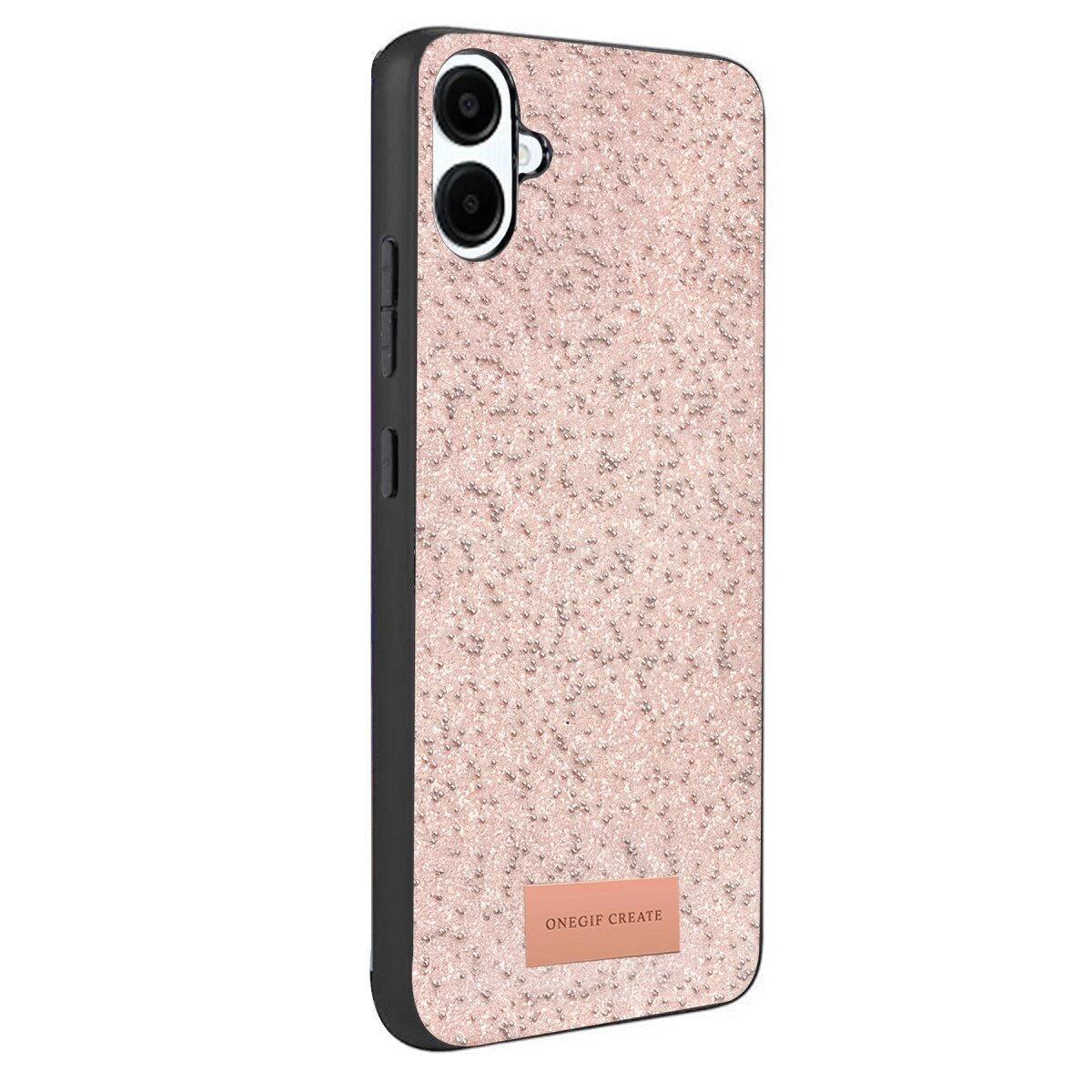 Onegif Samsung Galaxy A07 4g Bright Simli Kapak - Pembe Onegif Samsung Galaxy A07 4g Bright Simli Kapak - Pembe