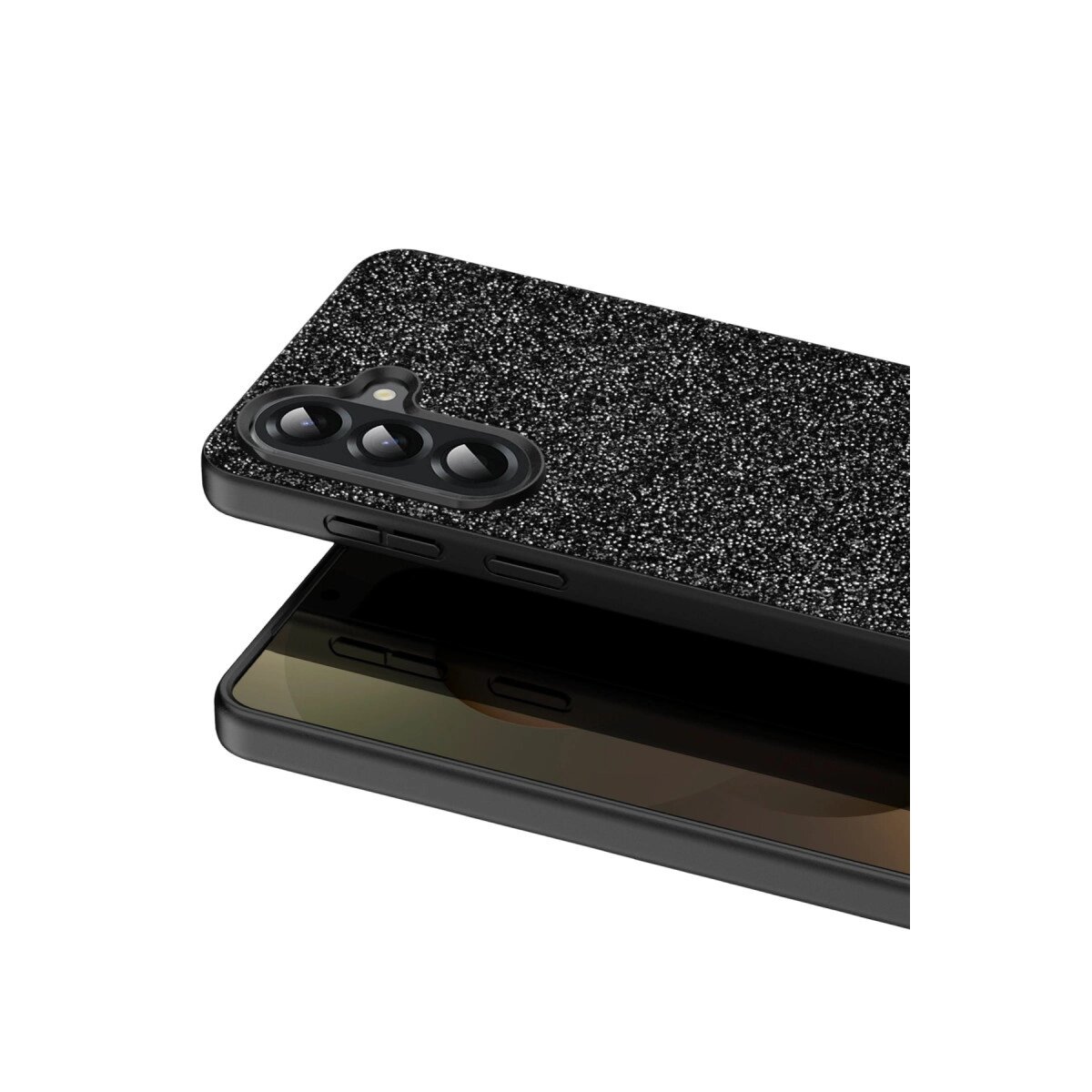 Onegif Samsung Galaxy A17 5g Bright Simli Kapak - Siyah Onegif Samsung Galaxy A17 5g Bright Simli Kapak - Siyah
