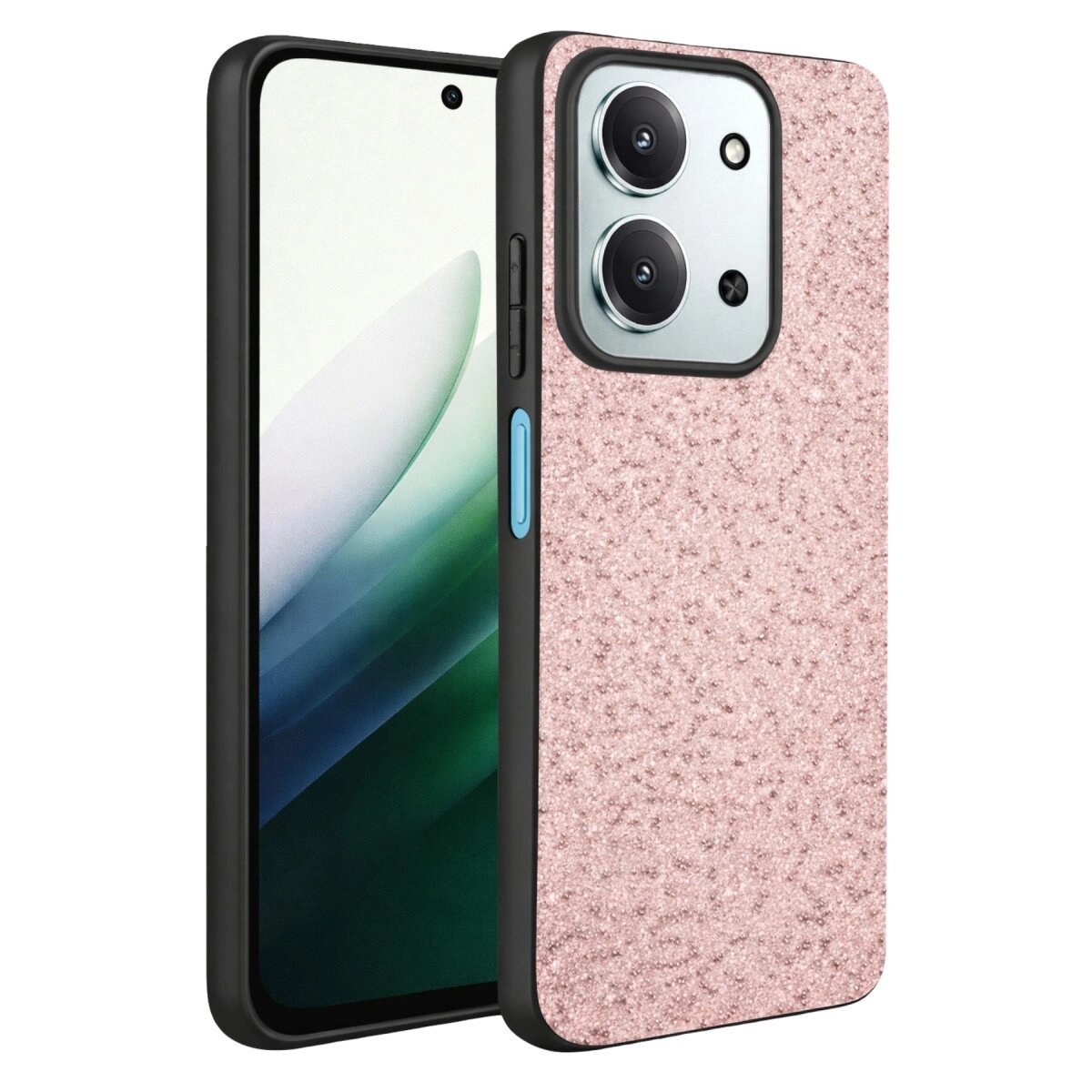 Onegif Xiaomi Redmi 15c 4g Bright Simli Kapak - Pembe Onegif Xiaomi Redmi 15c 4g Bright Simli Kapak - Pembe