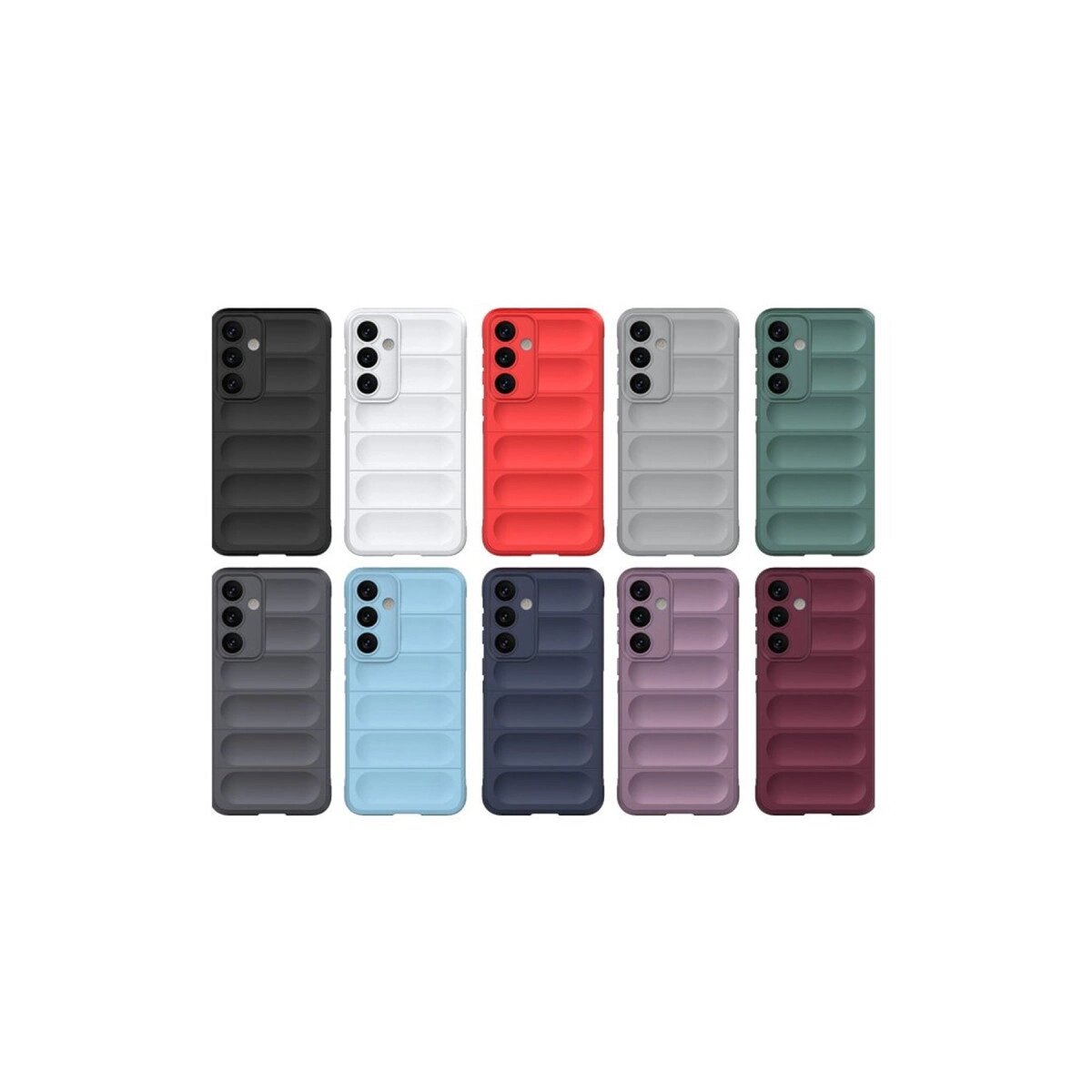 Samsung Galaxy S24 Fe Kılıf Optimum Silikon - Kırmızı Samsung Galaxy S24 Fe Kılıf Optimum Silikon - Kırmızı