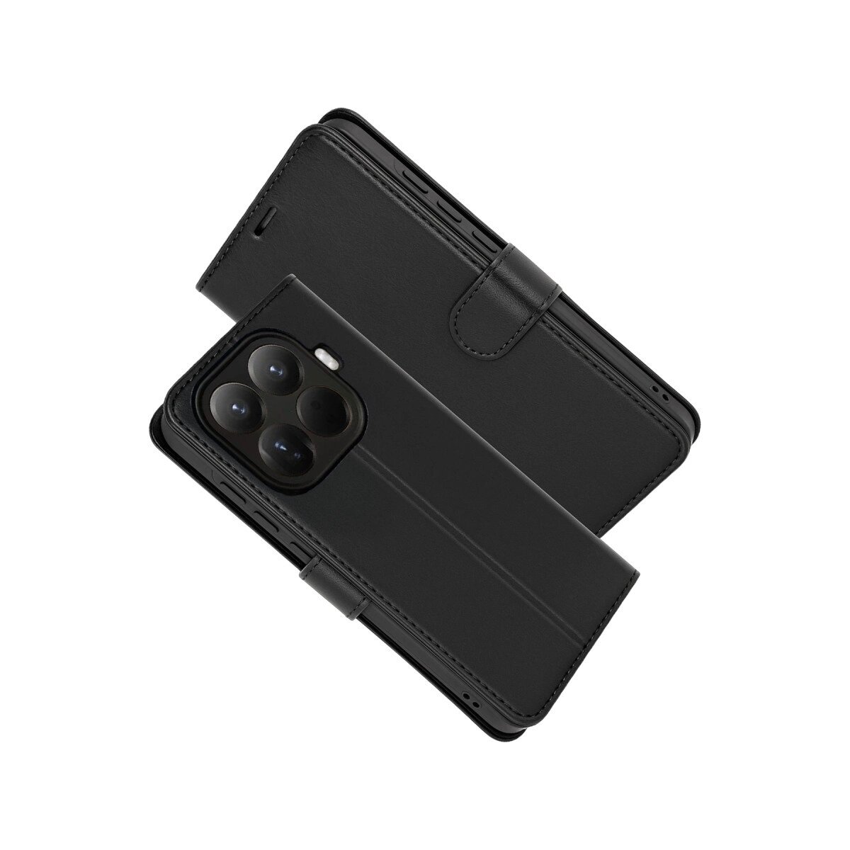 Xiaomi Mi 15t Pro Trend S Plus Kapaklı Kılıf - Siyah