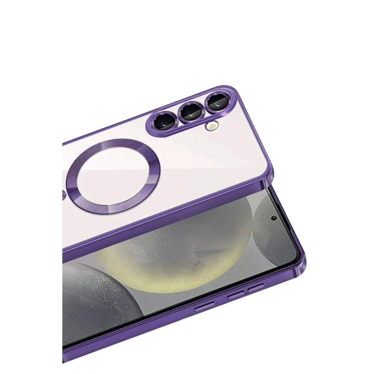 Samsung Galaxy A37 5g Kross Magneticsafe Kapak - Mor Samsung Galaxy A37 5g Kross Magneticsafe Kapak - Mor