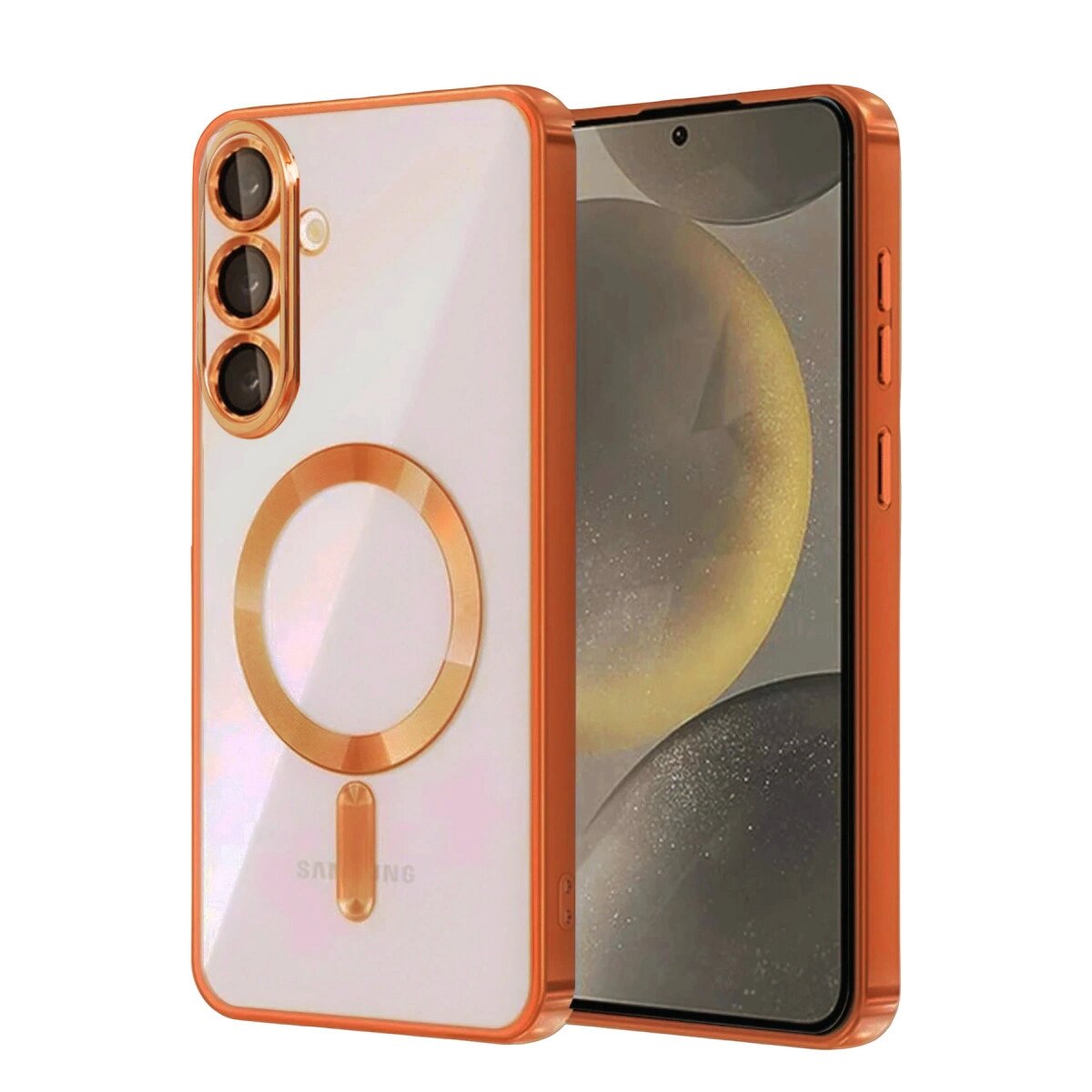 Samsung Galaxy A37 5g Kross Magneticsafe Kapak - Turuncu Samsung Galaxy A37 5g Kross Magneticsafe Kapak - Turuncu