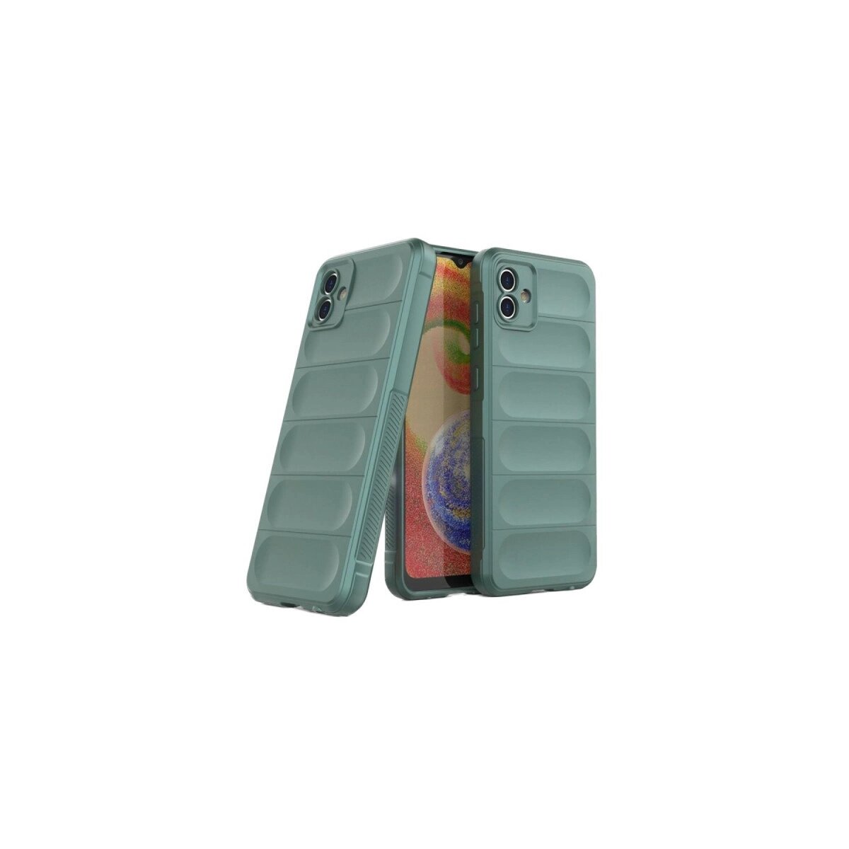 Samsung Galaxy A06 Kılıf Optimum Silikon - Koyu Yeşil