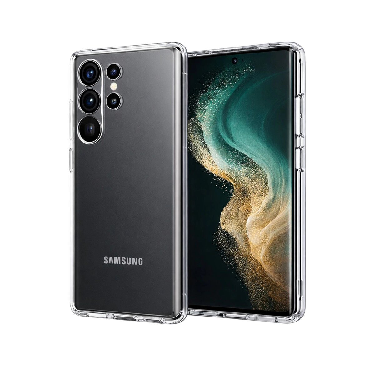 Samsung Galaxy S26 Ultra Lüx Şeffaf Silikon - Şeffaf Samsung Galaxy S26 Ultra Lüx Şeffaf Silikon - Şeffaf