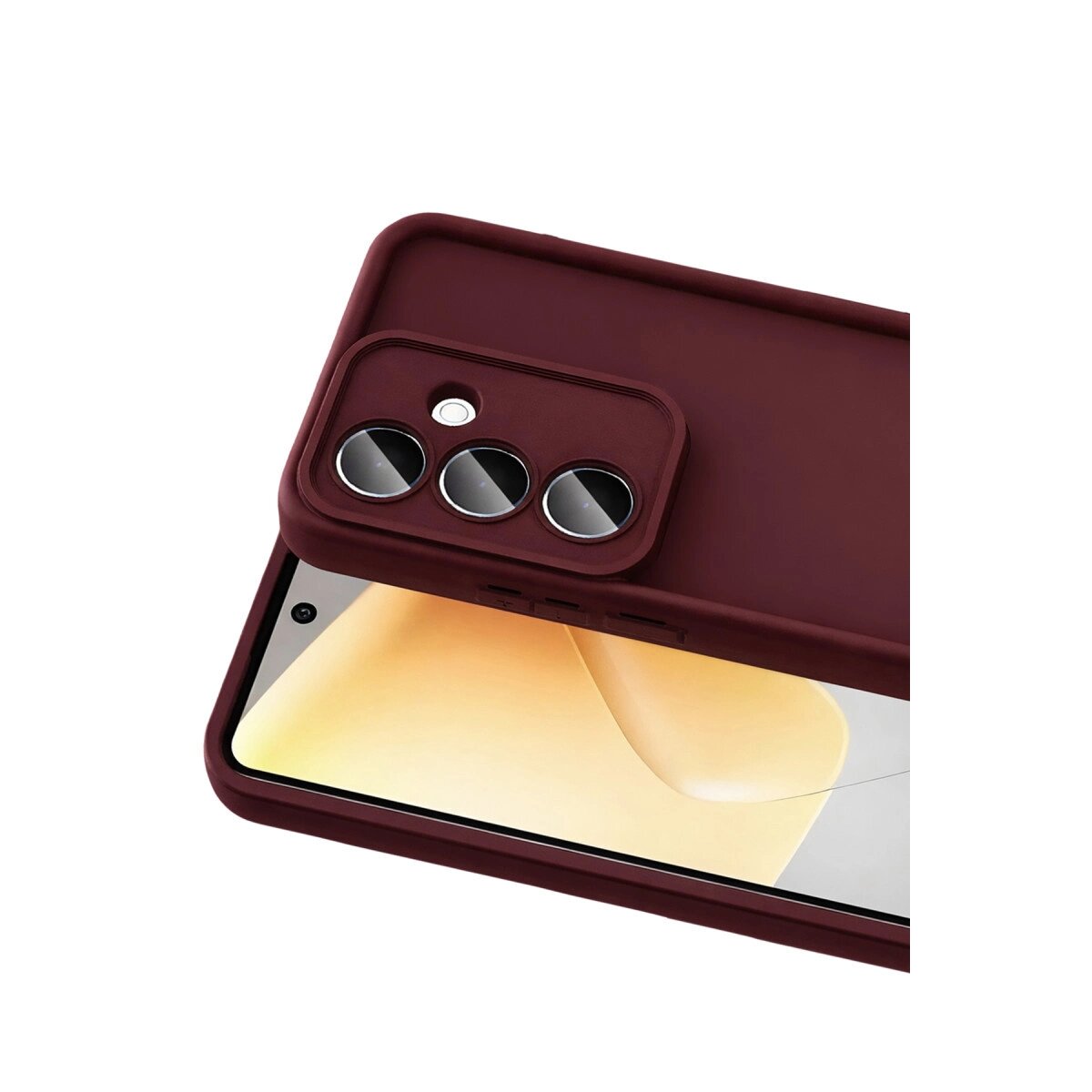 Samsung Galaxy A37 5g Viera Silikon - Bordo Samsung Galaxy A37 5g Viera Silikon - Bordo