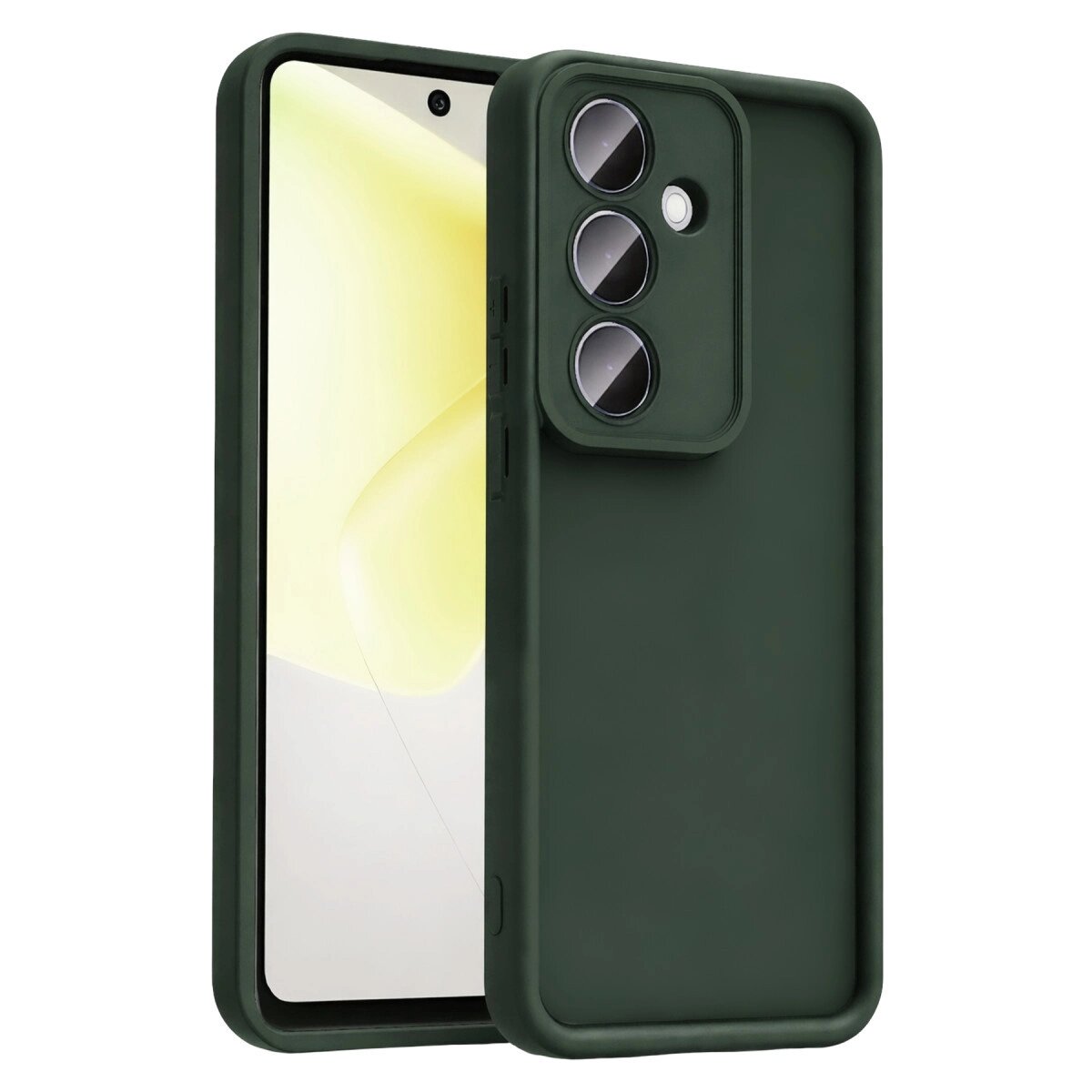 Samsung Galaxy A37 5g Viera Silikon - Koyu Yeşil Samsung Galaxy A37 5g Viera Silikon - Koyu Yeşil