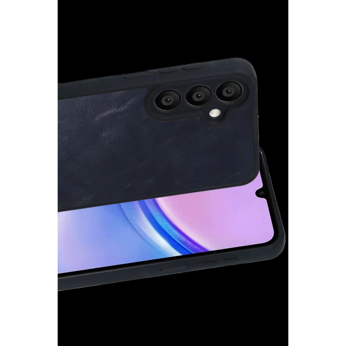 Samsung Galaxy A37 5g Aras Deri Kapak - Lacivert Samsung Galaxy A37 5g Aras Deri Kapak - Lacivert