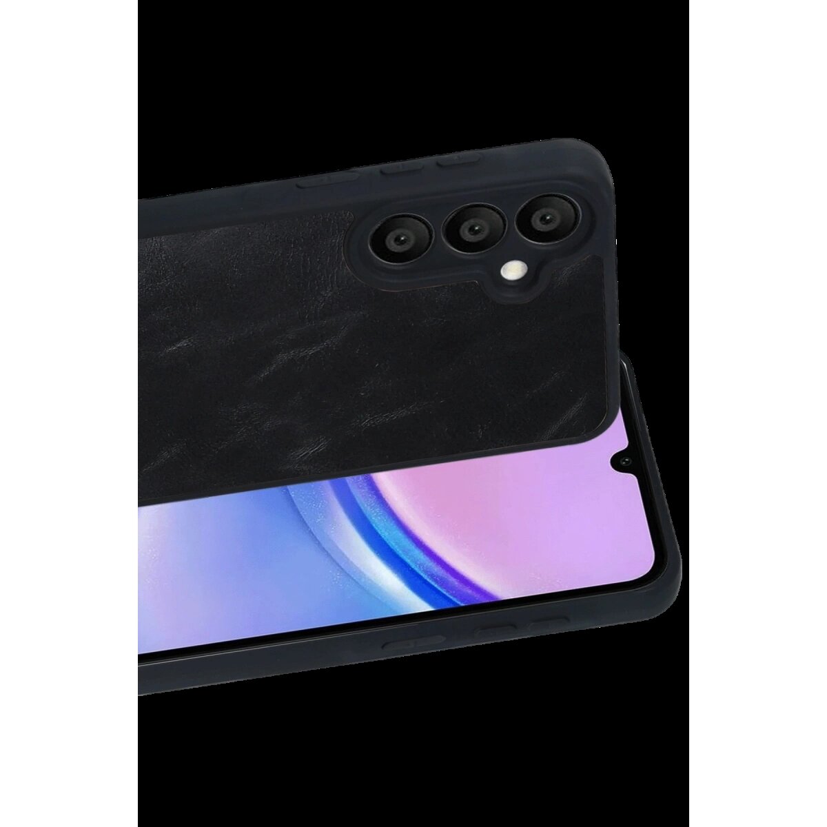 Samsung Galaxy A37 5g Aras Deri Kapak - Siyah Samsung Galaxy A37 5g Aras Deri Kapak - Siyah