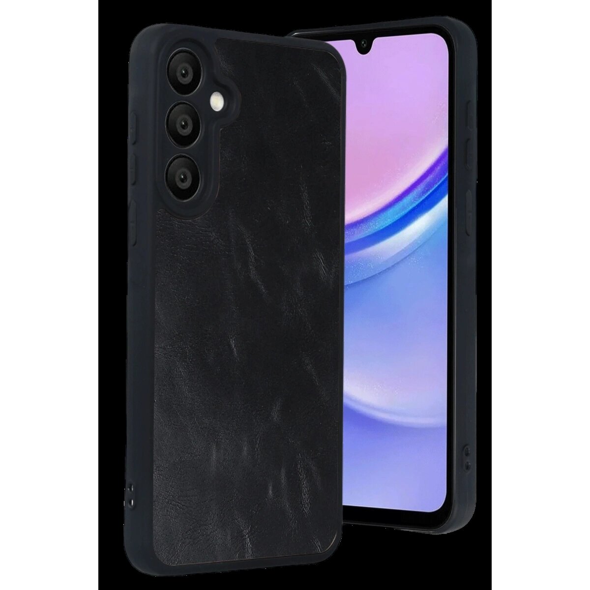 Samsung Galaxy A57 5g Aras Deri Kapak - Siyah Samsung Galaxy A57 5g Aras Deri Kapak - Siyah