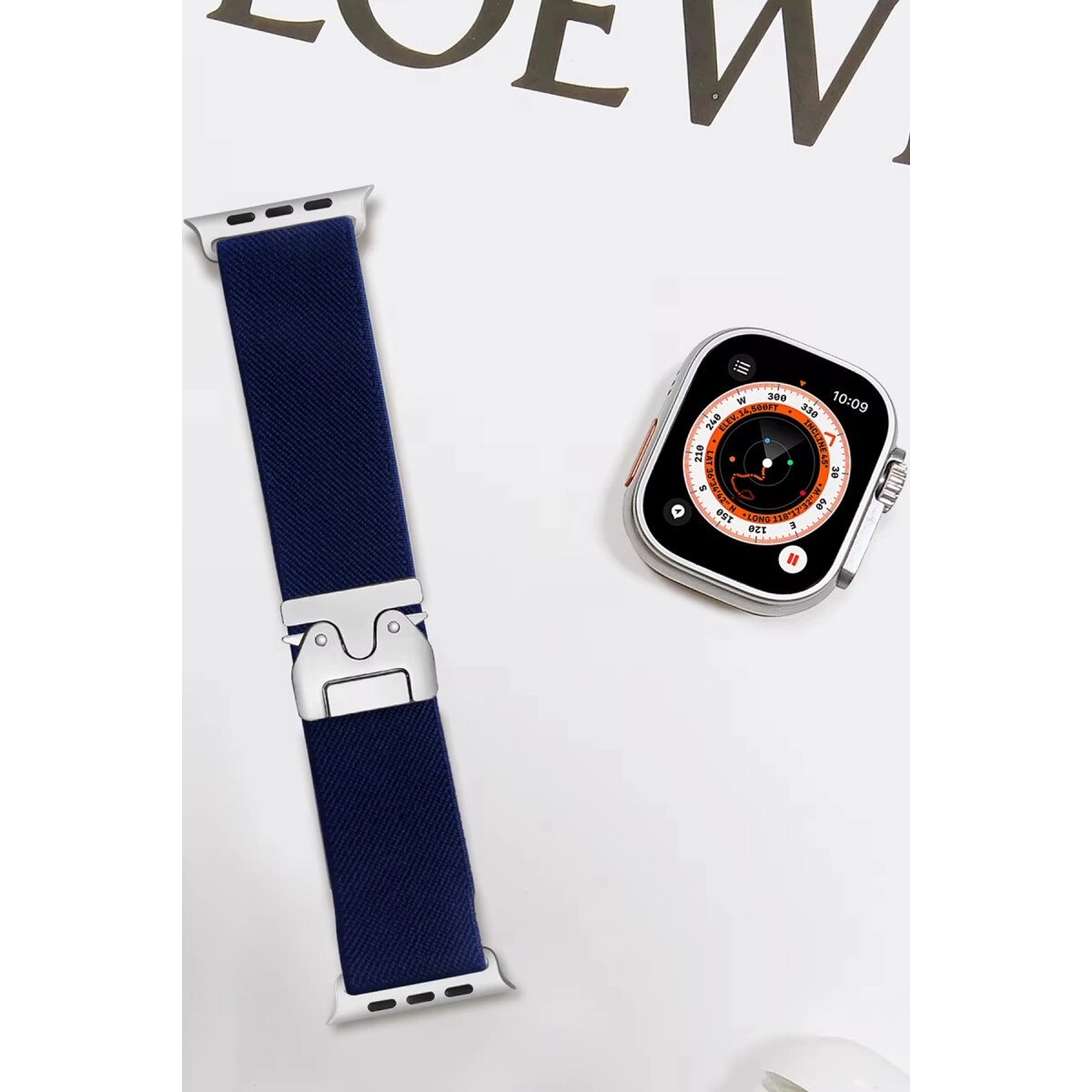 Apple Watch 42mm Forest Kumaş Kordon (saat Değildir) - Lacivert