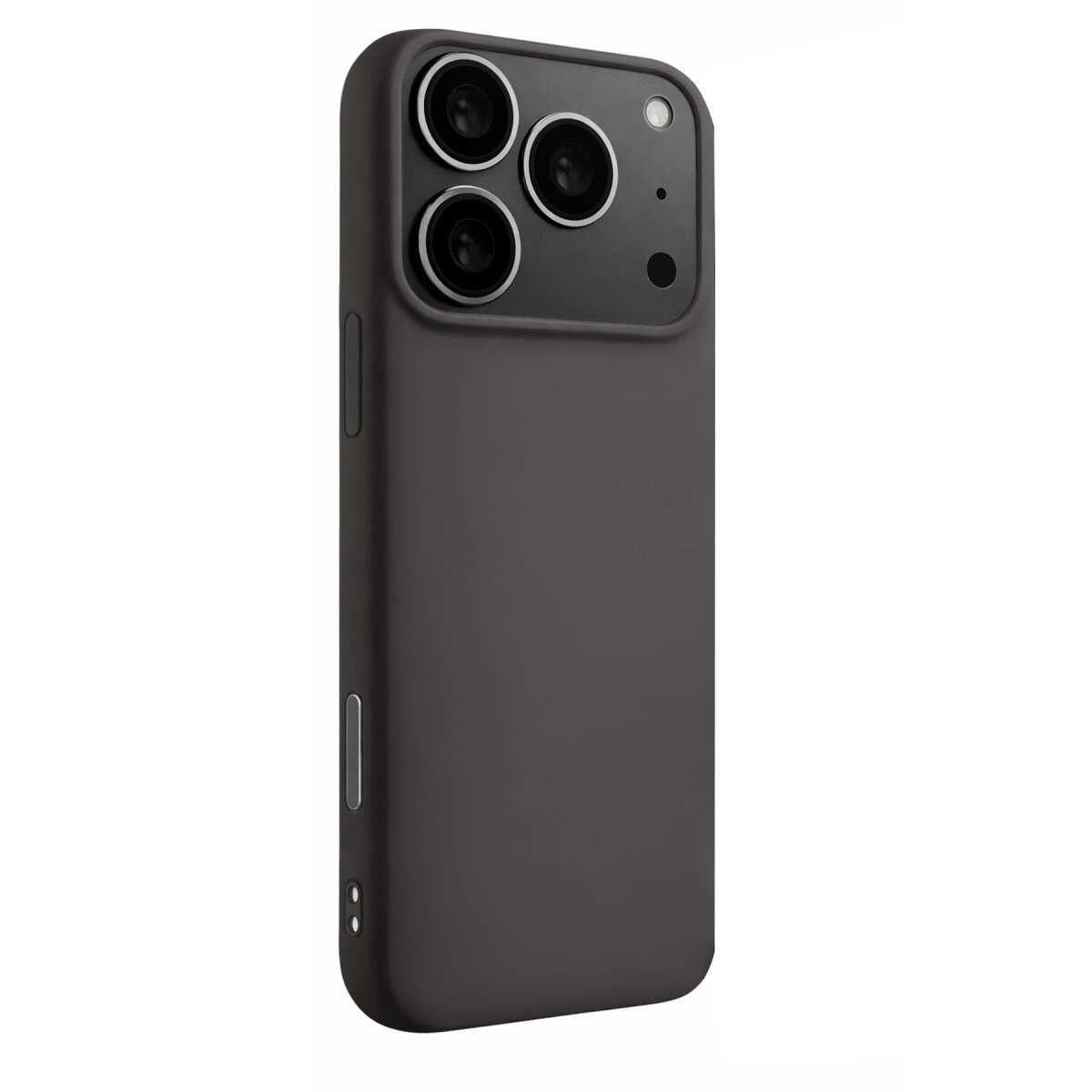 Apple İphone 17 Pro Max Nano İçi Kadife Silikon - Gri