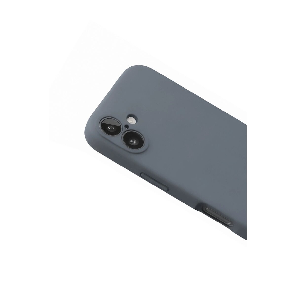 Apple İphone 16 Plus Kılıf Nano İçi Kadife Silikon - Gri Apple İphone 16 Plus Kılıf Nano İçi Kadife Silikon - Gri